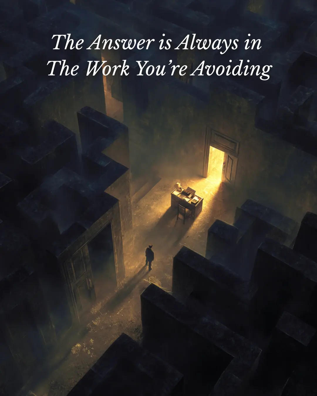 The Answer is Always in The Work You're Avoiding