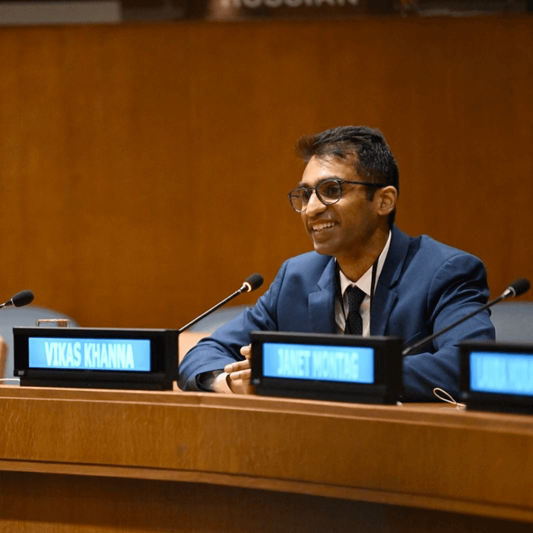 Speaking at UN